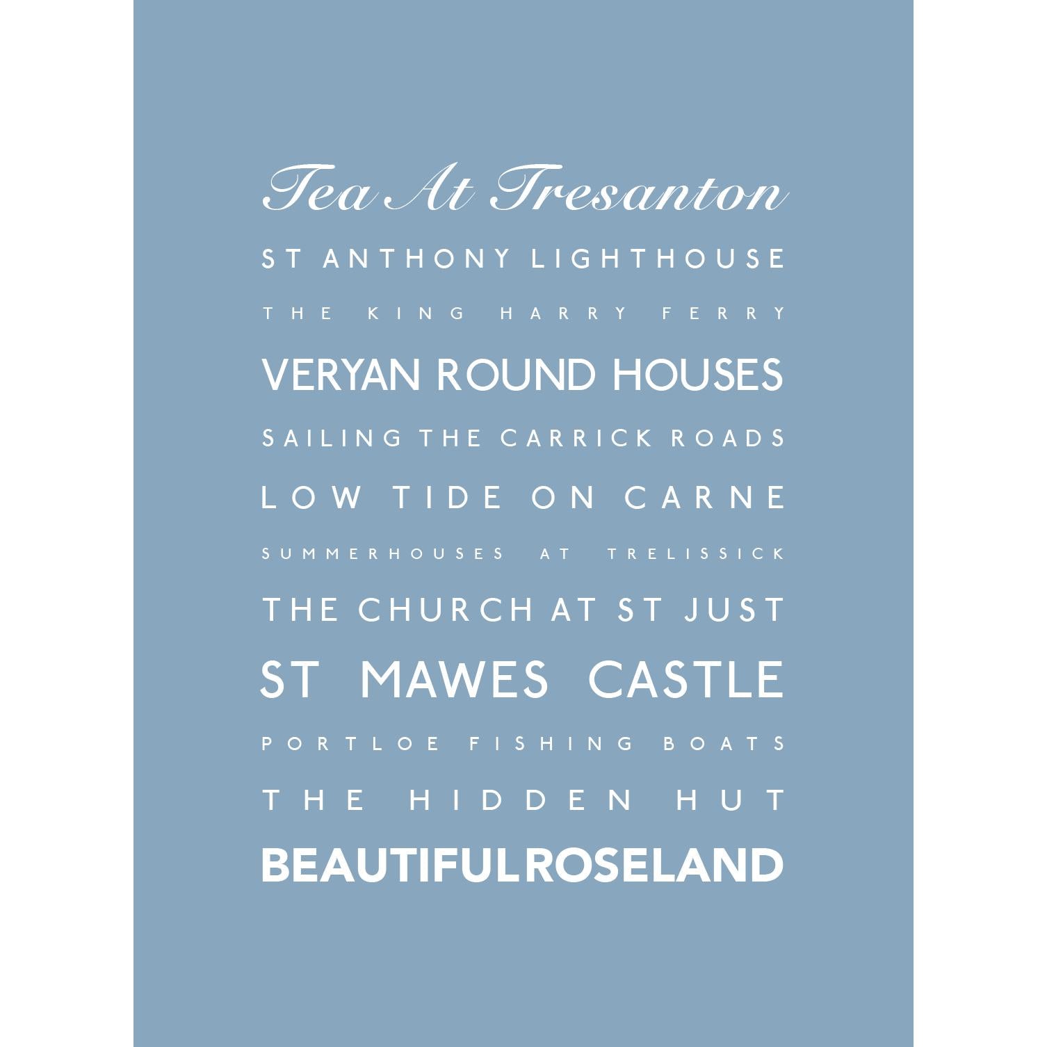 Roseland Typographic Print-SeaKisses