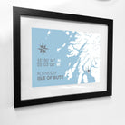 Rothesay, Isle of Bute, Coastal Map Print-SeaKisses