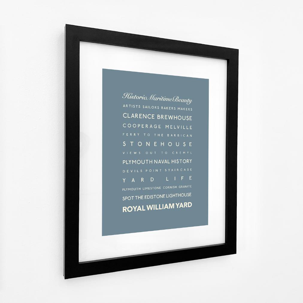 Royal William Yard Typographic Print-SeaKisses