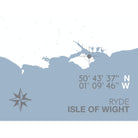 Ryde Coastal Map Print-SeaKisses