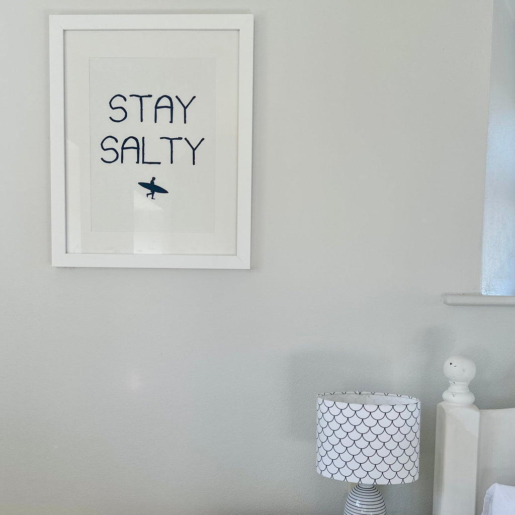 STAY SALTY Typographic Print-SeaKisses