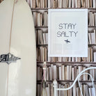 STAY SALTY Typographic Print-SeaKisses