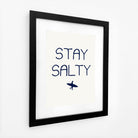 STAY SALTY Typographic Print-SeaKisses