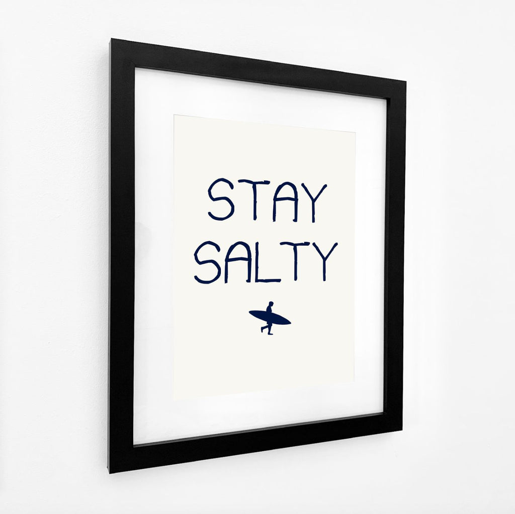 STAY SALTY Typographic Print-SeaKisses