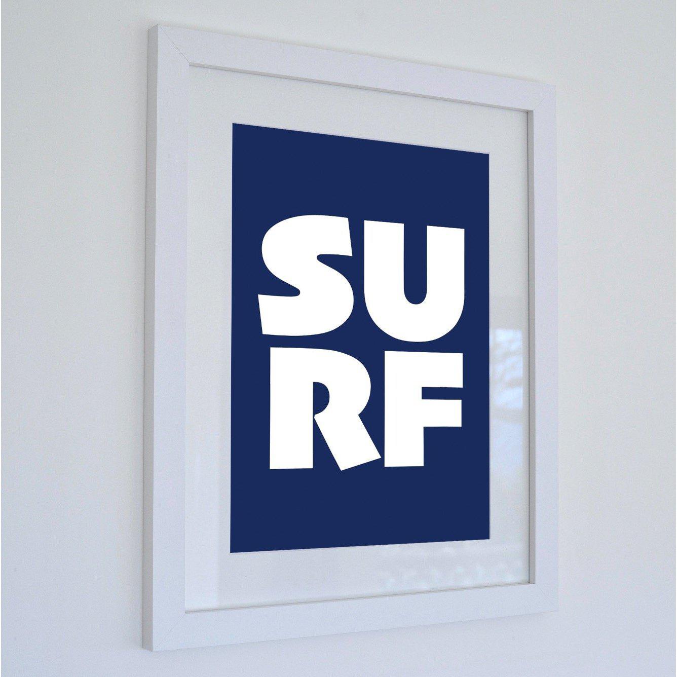 SURF Typographic Print-SeaKisses