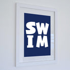 SWIM - Typographic Print-SeaKisses