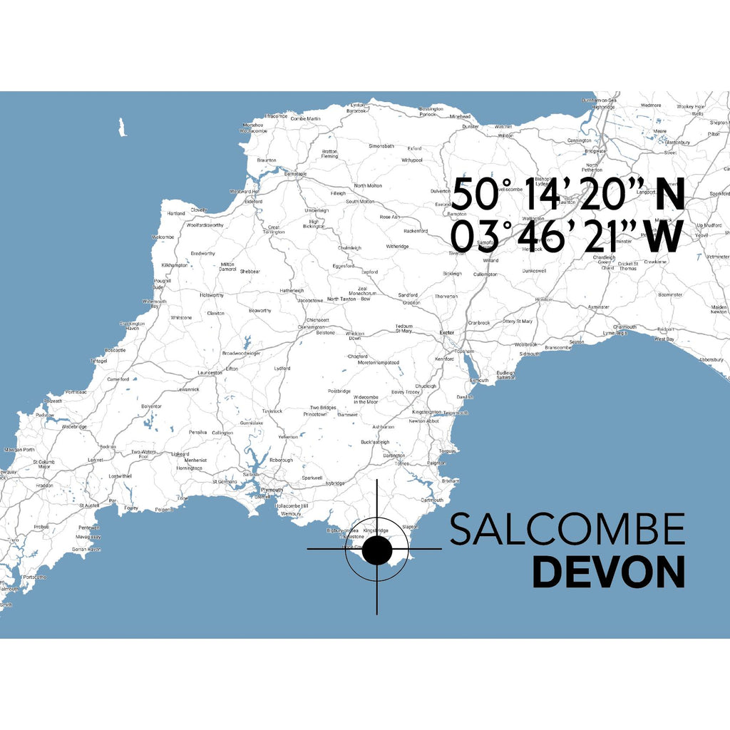 Salcombe Landmark Map-SeaKisses