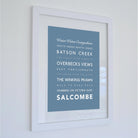 Salcombe Typographic Print-SeaKisses