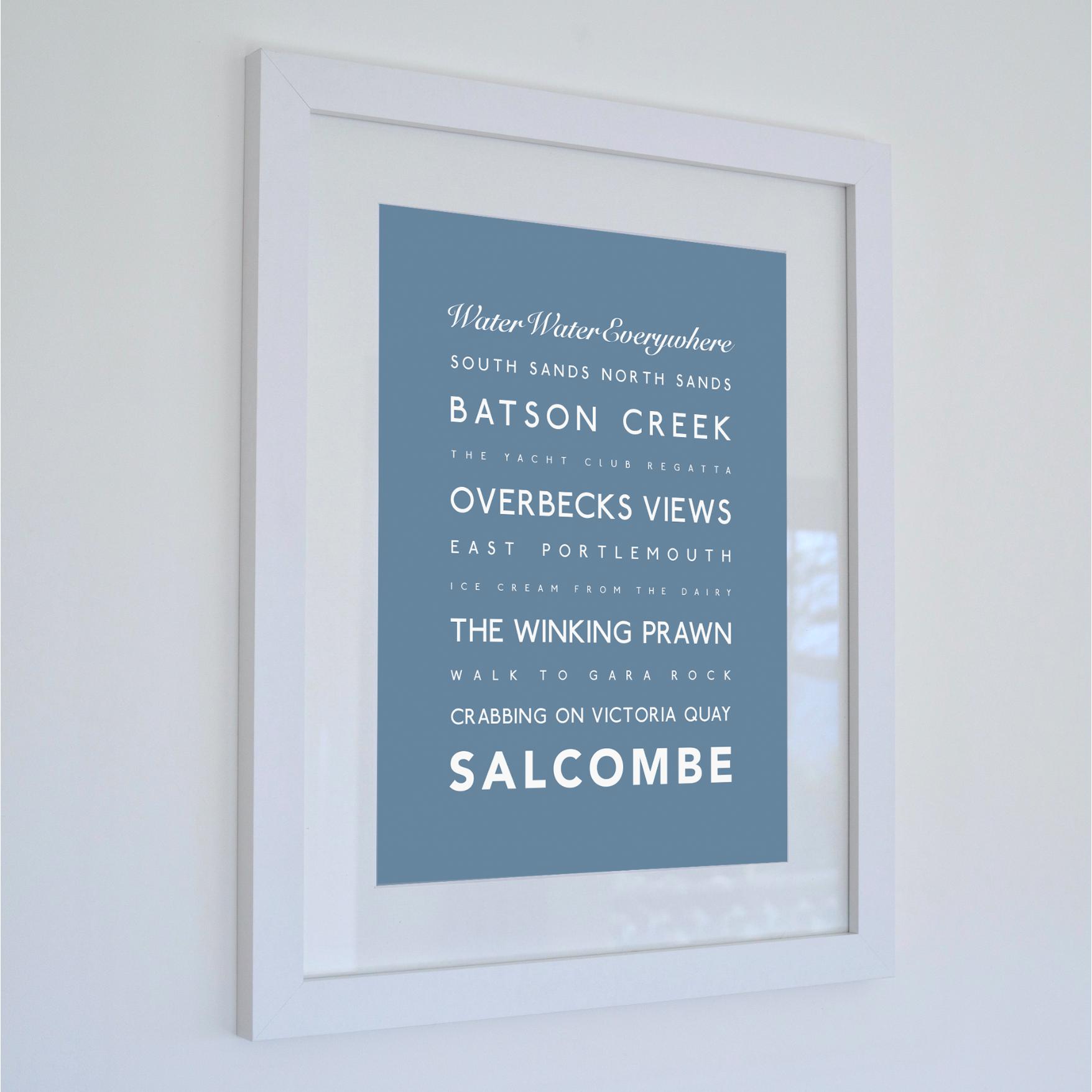 Salcombe Typographic Print-SeaKisses