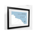 Sandsend Coastal Map Print-SeaKisses