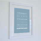 Saunton Sands Typographic Print-SeaKisses