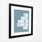 Saunton Time Typographic Print-SeaKisses