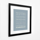 Scarborough Typographic Print-SeaKisses