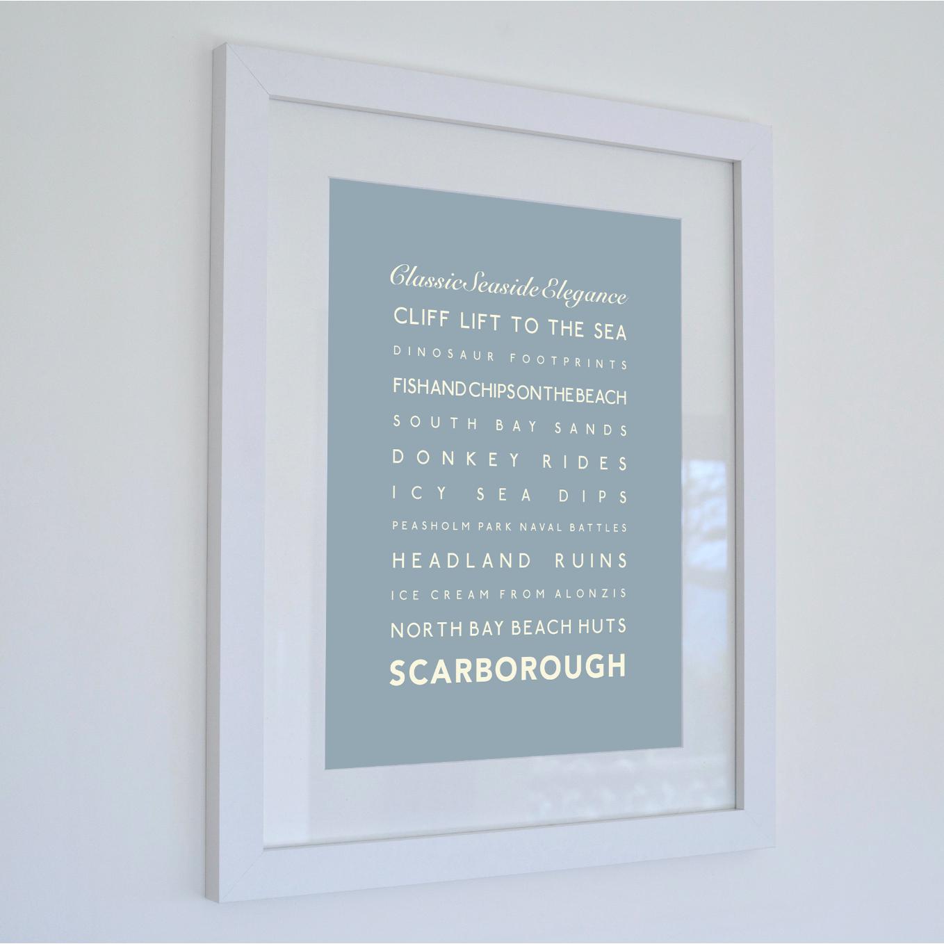 Scarborough Typographic Print-SeaKisses