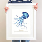 Jellyfish Watercolour Art Print-SeaKisses