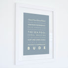 Bude Typographic Print-SeaKisses