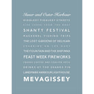 Mevagissey Typographic Print-SeaKisses