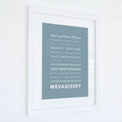 Mevagissey Typographic Print-SeaKisses