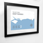 Seaford Coastal Map Print-SeaKisses