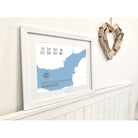 Weston-super-Mare Coastal Map Print-SeaKisses