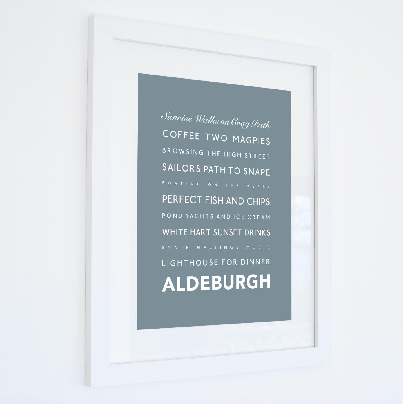 Aldeburgh Typographic Print-SeaKisses