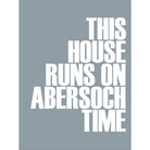 Abersoch Time Typographic Print-SeaKisses