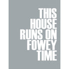 Fowey Time Typographic Print-SeaKisses
