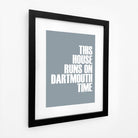 Dartmouth Time Typographic Print-SeaKisses