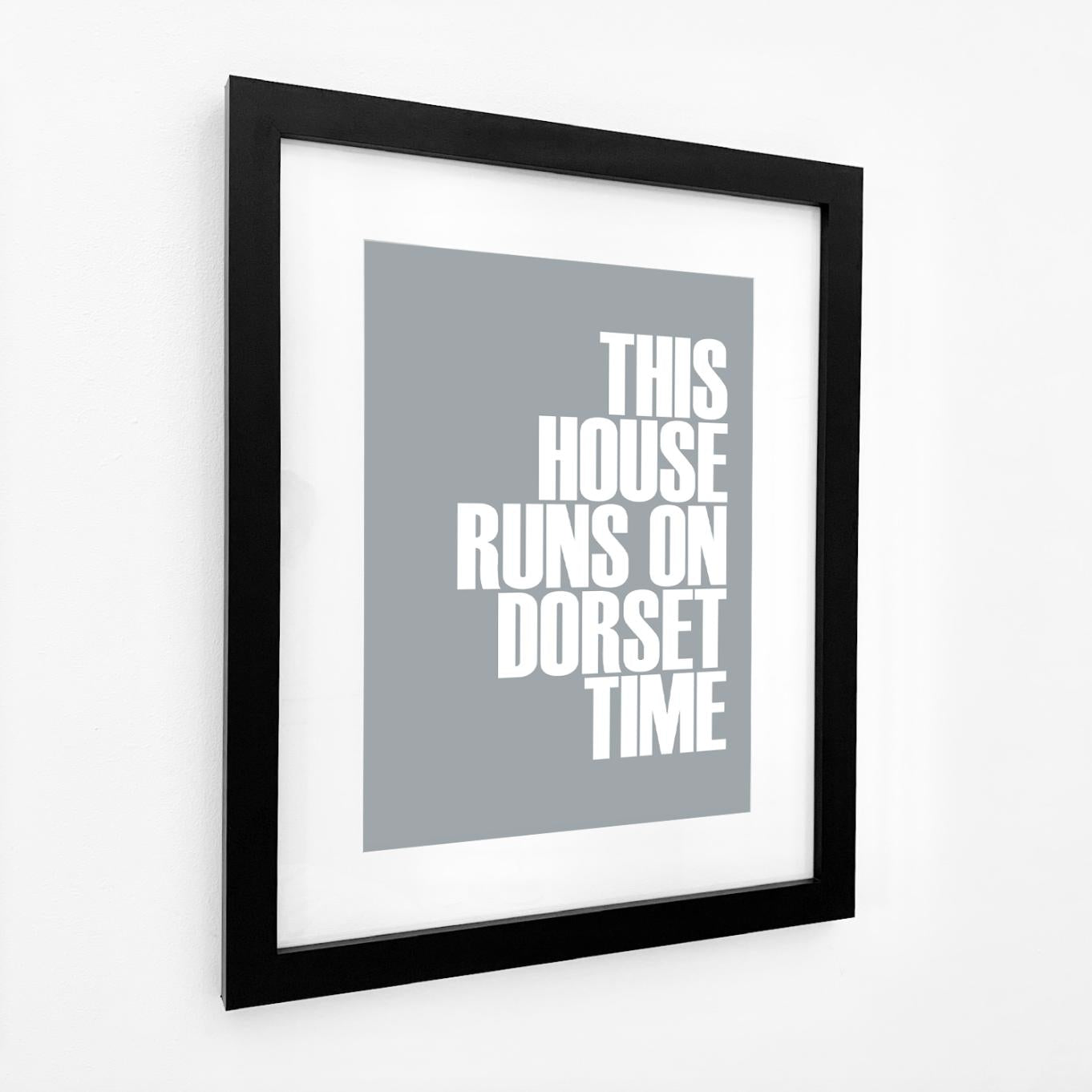 Dorset Time Typographic Print-SeaKisses