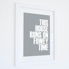 Fowey Time Typographic Print-SeaKisses