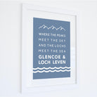 Glencoe and Loch Leven Typographic Print-SeaKisses