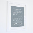 Hartlepool Typographic Print-SeaKisses