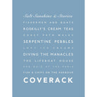 Coverack Typographic Print-SeaKisses