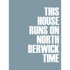 North Berwick Time Typographic Print-SeaKisses