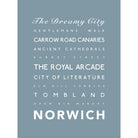 Norwich Typographic Print-SeaKisses