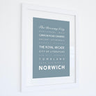 Norwich Typographic Print-SeaKisses