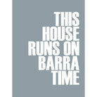 Barra Time Typographic Print-SeaKisses