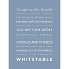 Whitstable Typographic Print-SeaKisses