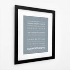 Lulworth Cove Typographic Print-SeaKisses