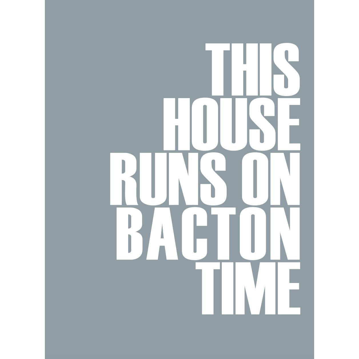 Bacton Time Typographic Print-SeaKisses