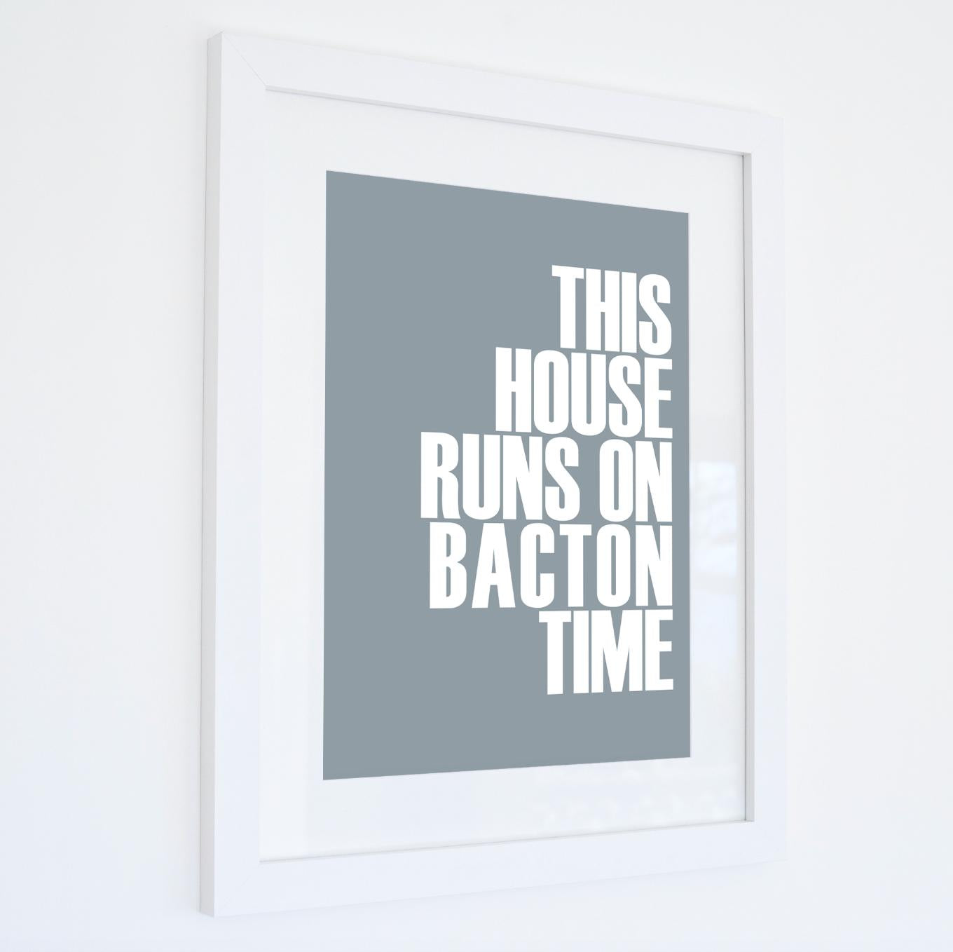 Bacton Time Typographic Print-SeaKisses