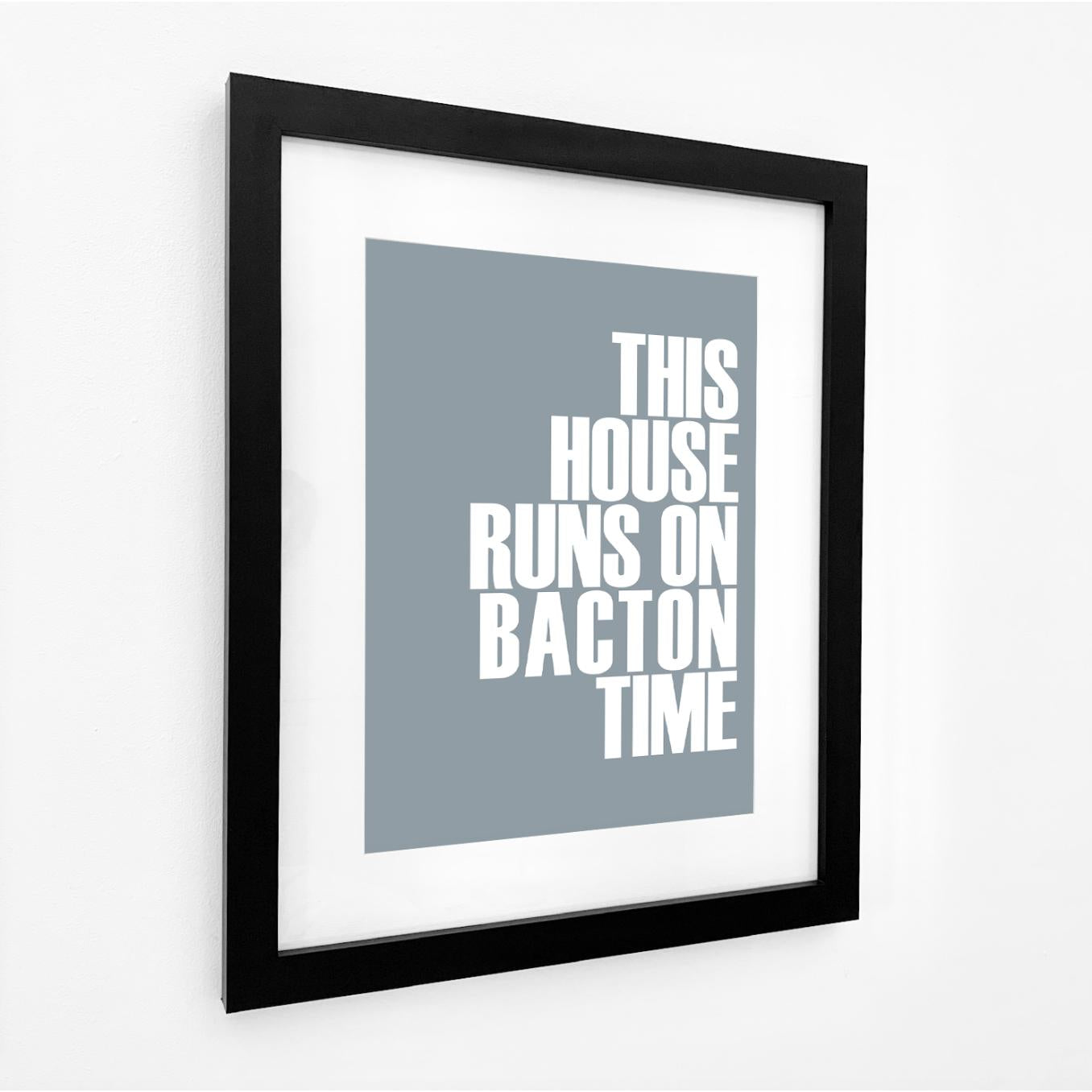 Bacton Time Typographic Print-SeaKisses