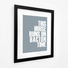 Bacton Time Typographic Print-SeaKisses