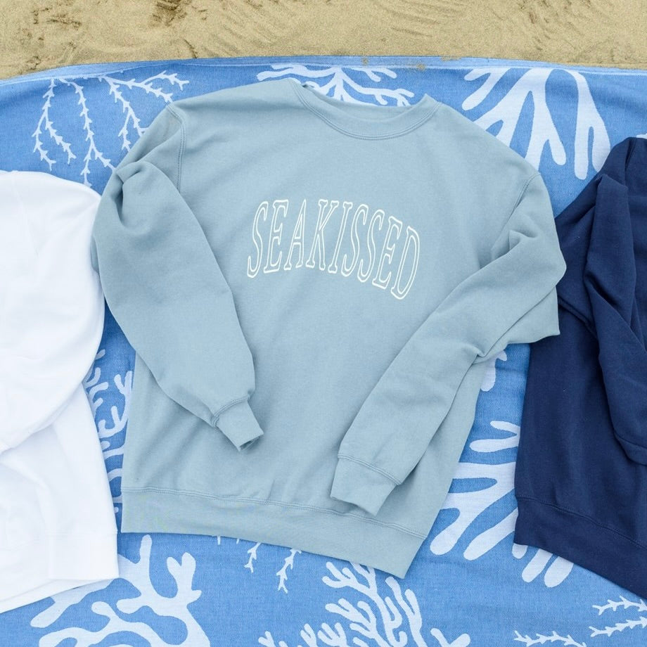 SeaKissed Sweatshirt - Sky Blue-SeaKisses