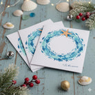 SeaLife Wreath Christmas Card-SeaKisses