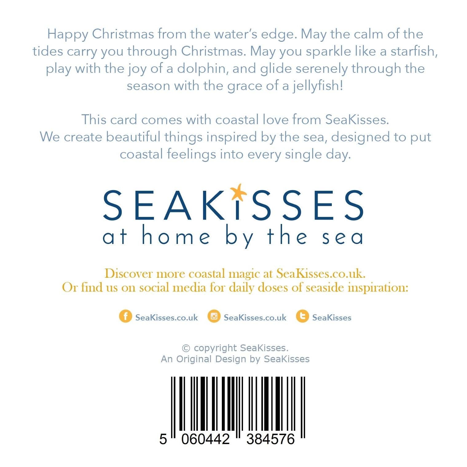 SeaLife Wreath Christmas Card-SeaKisses