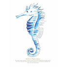 Seahorse Watercolour Print-SeaKisses