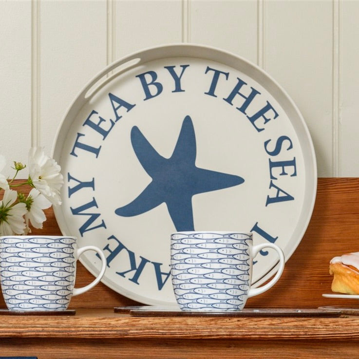 Tea by the Sea - Bamboo Fibre Starfish Tray-SeaKisses