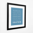 Seaton Typographic Print-SeaKisses