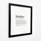 Shaldon Definition Typographic Print-SeaKisses